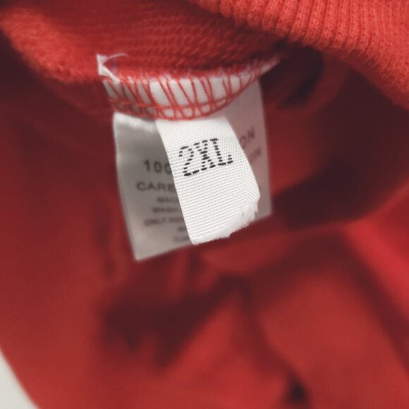 Givenchy Hoodie Mens 2XL Red Embroidered Long Sleeve - Picture 9 of 12